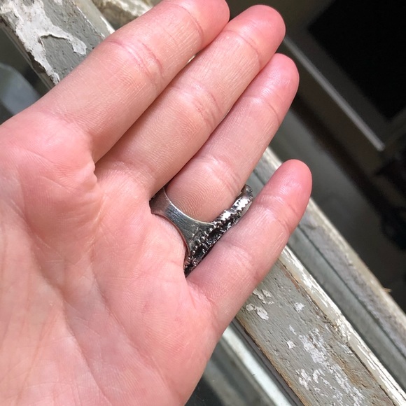 Large turquoise & silver ring💫 - Picture 5 of 6